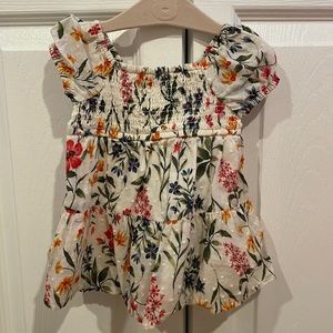 old navy floral dress 0-3